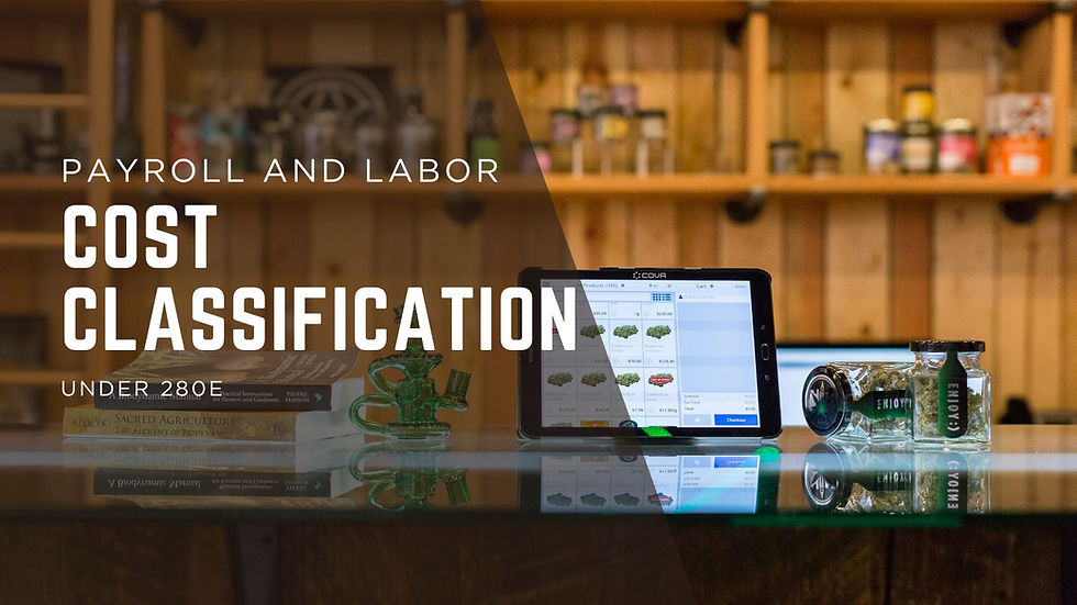 Payroll and Labor Cost Classification Under 280E