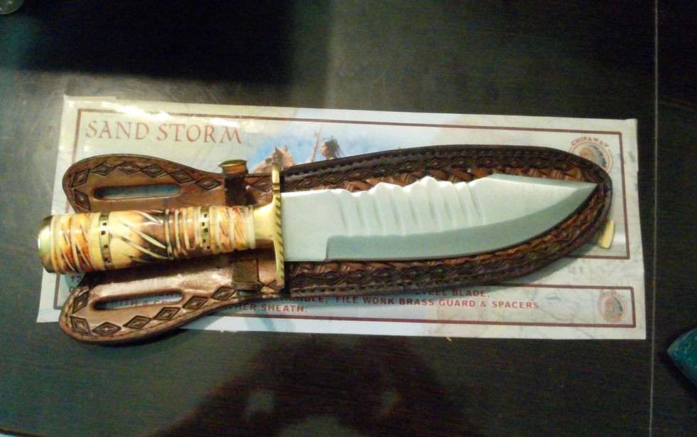 Thumbnail: Sand Storm Knife and Sheath