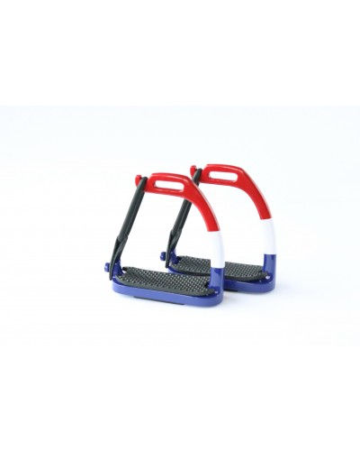 Thumbnail: HB Shine veiligheidsbeugels Rood Wit Blauw, eenvoudig en kosteneffectief model