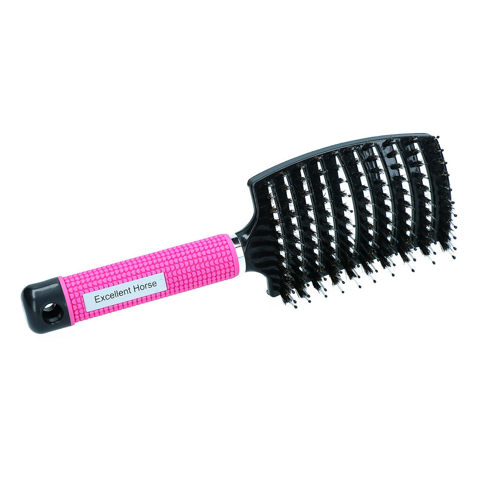 Thumbnail: Excellent Horse Supreme Brush Roze zijaanzicht