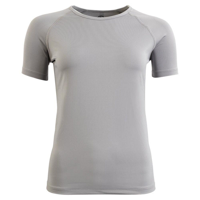 Thumbnail: BR CLX shirt dames korte mouw stretch stof ruitersport Chiseled Stone