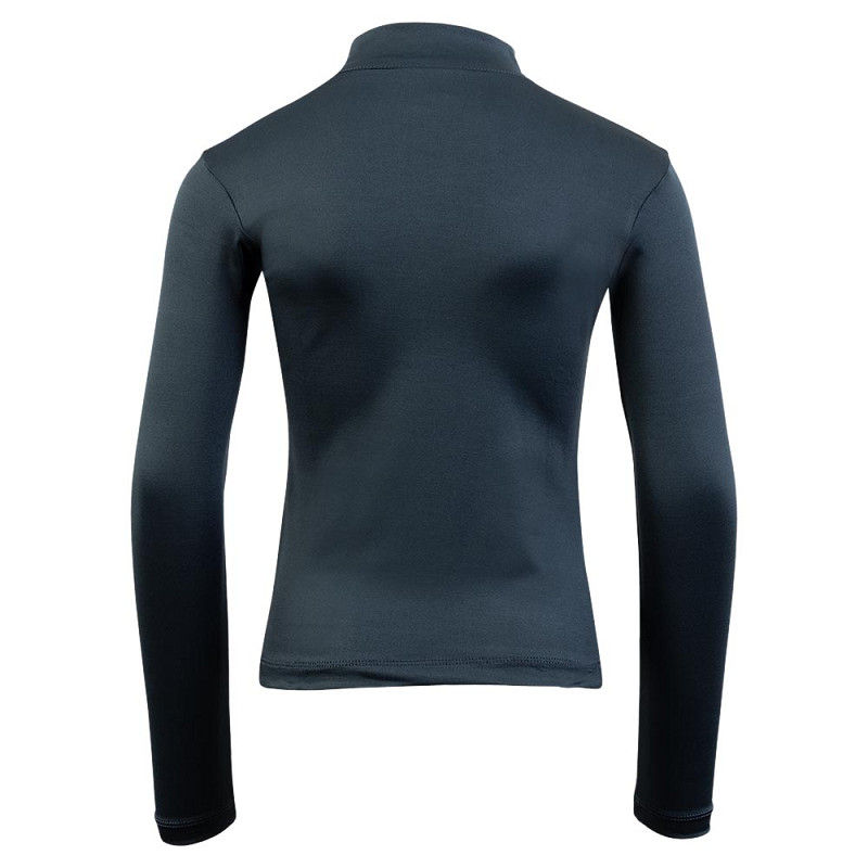 Thumbnail: BR mini Horse kindershirt longsleeve Midnight Navy achterkant