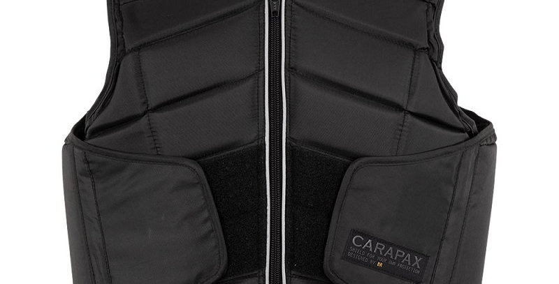 BR bodyprotector Carapax zwart volwassenen voorkant