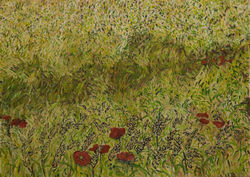 Papaveri nel grano - olio su tela - 50x70 - 2021