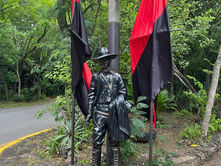 Mémorial d’Augusto Sandino, Parc national du volcan Masaya, Nicaragua. Crédit photo : Novavox.