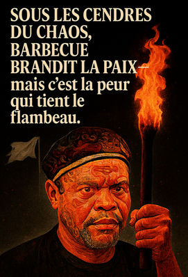 Sous les cendres du chaos, Barbecue brandit la paix — mais c’est la peur qui tient le flambeau