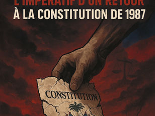 La démocratie en péril : L’impératif d’un retour à la Constitution de 1987