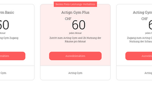 Acting Gym – neue Mitgliedschaften ab sofort verfügbar