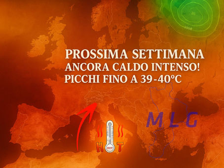 *Domenica 29 con tempo stabile e caldo estivo, in attesa di un'intensificazione del calore nella prossima settimana! Tutti i dettagli.