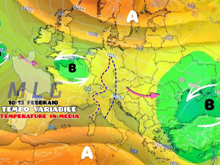 Prossima settimana più asciutta e con qualche nuvola. Temperature in media, abbastanza fredde nottetempo.