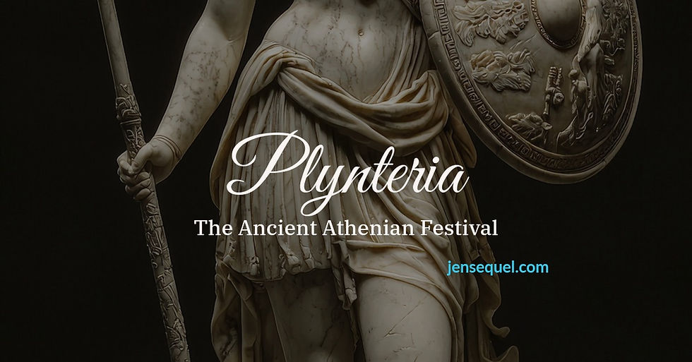 Plynteria: The Ancient Athenian Festival When Athena's Temple Fell Silent