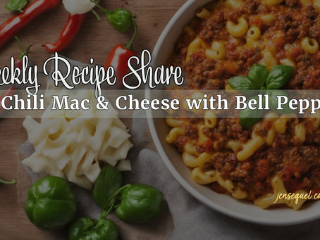 Spice Up Your Week with Beef Chili Mac & Cheese with Bell Pepper