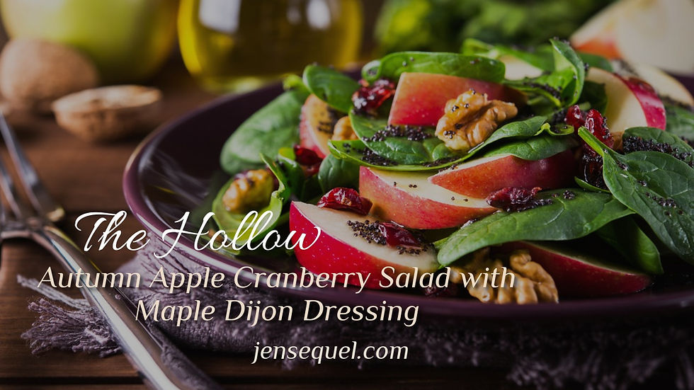 Autumn Apple Cranberry Salad with Maple Dijon Dressing Recipe Share