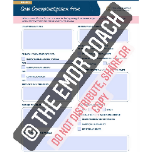 Case Conceptualization Form | The EMDR Coach