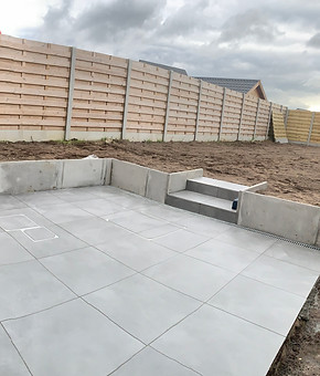 terras met trap