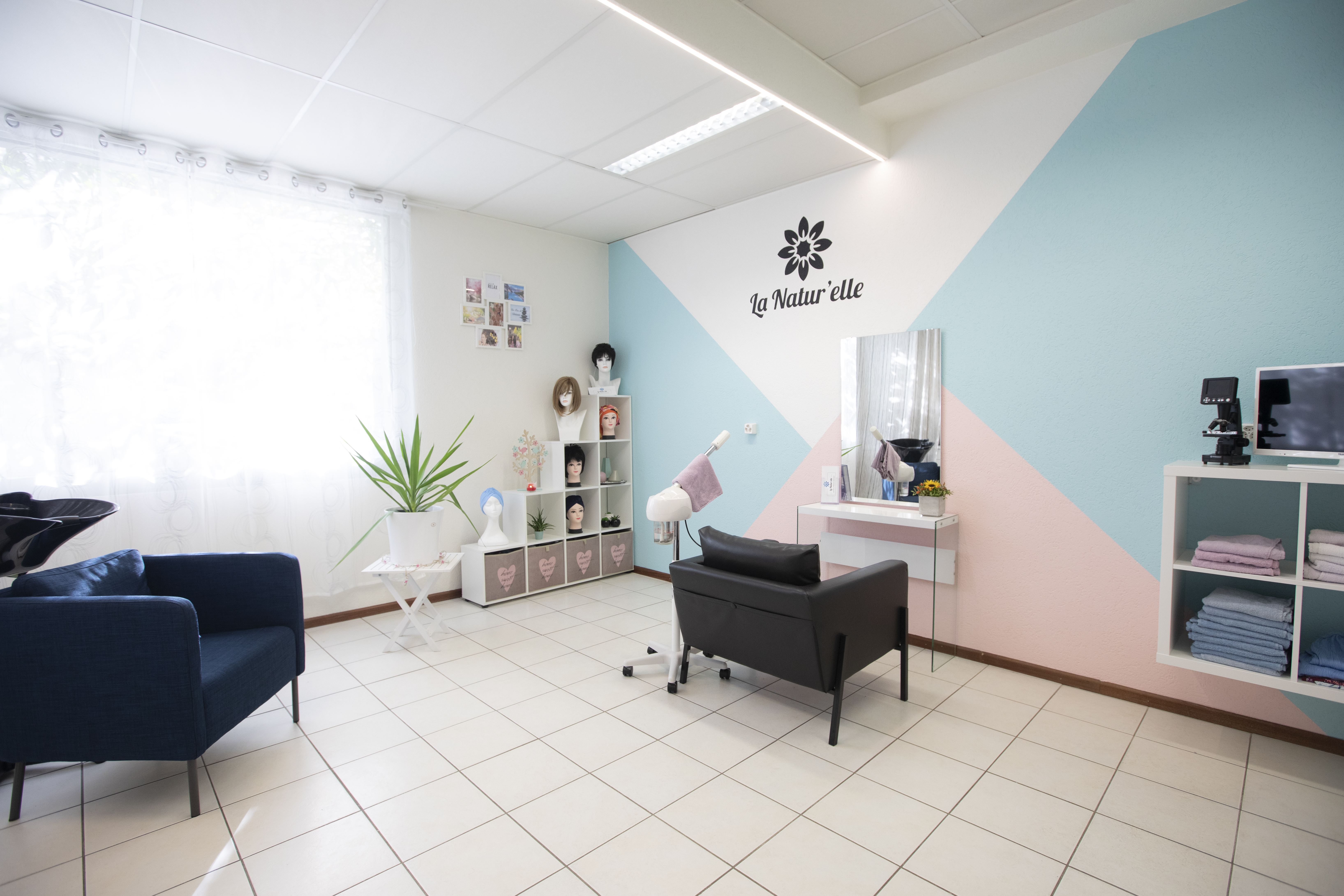 Salle de soin capillaire