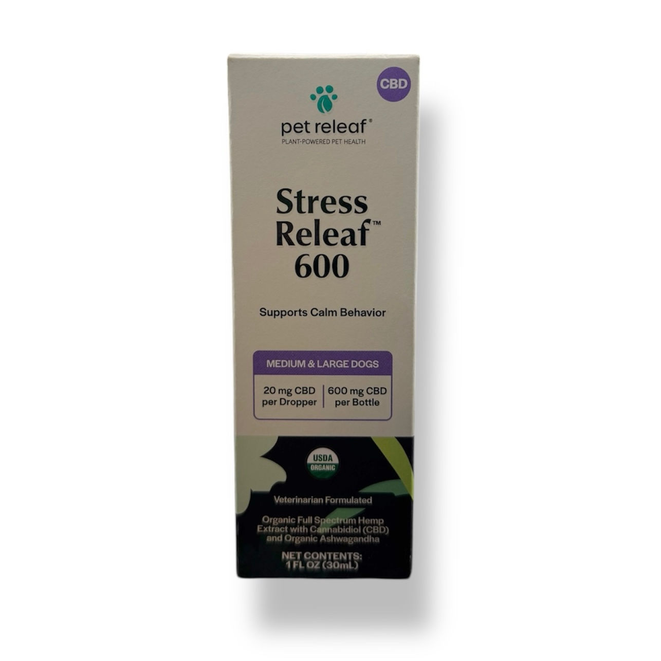 Pet Releaf Stress 600 Hemp Extract