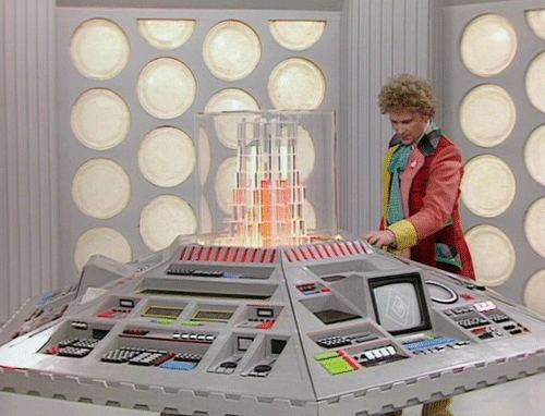 TARDIS and Sixth Doctor