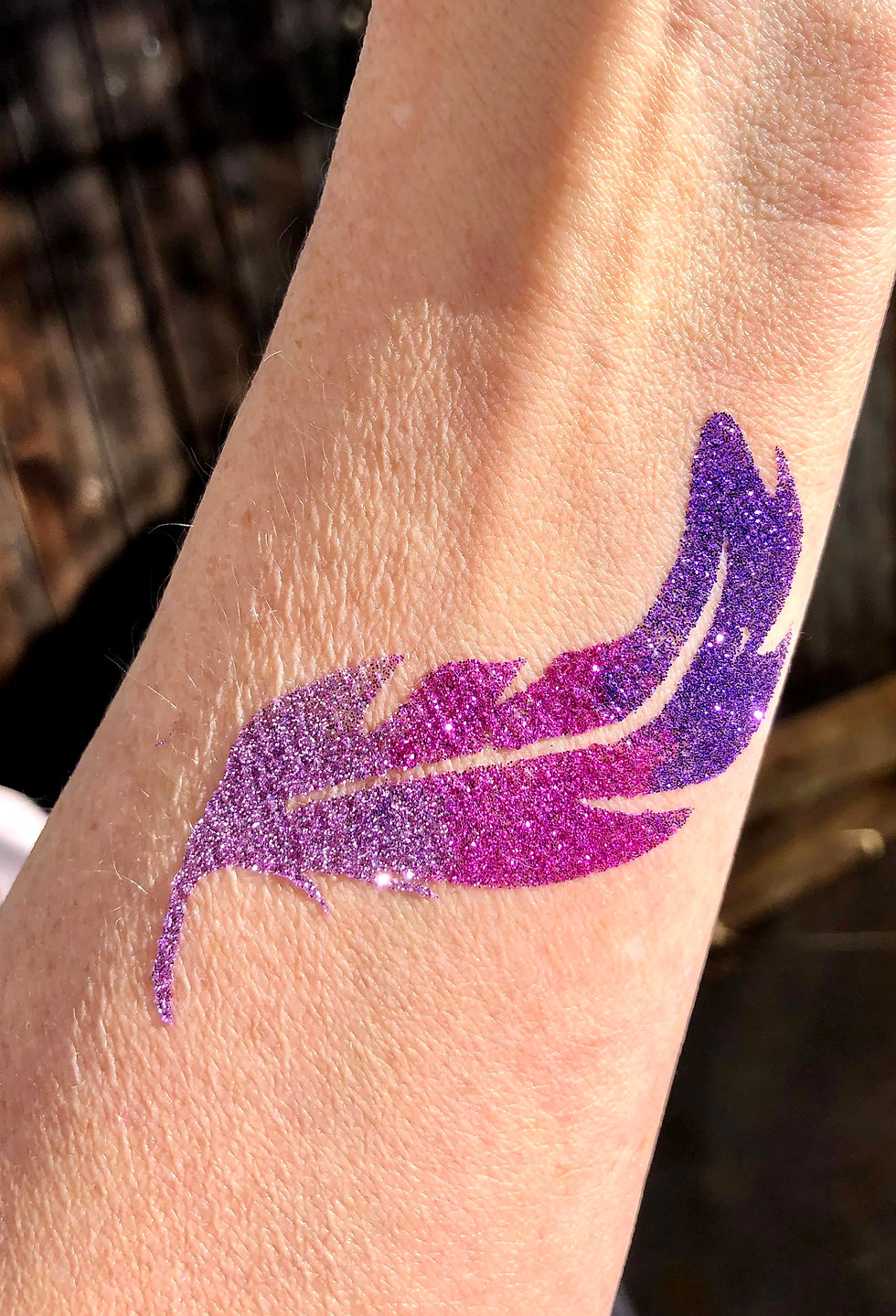 Custom Purple Feather