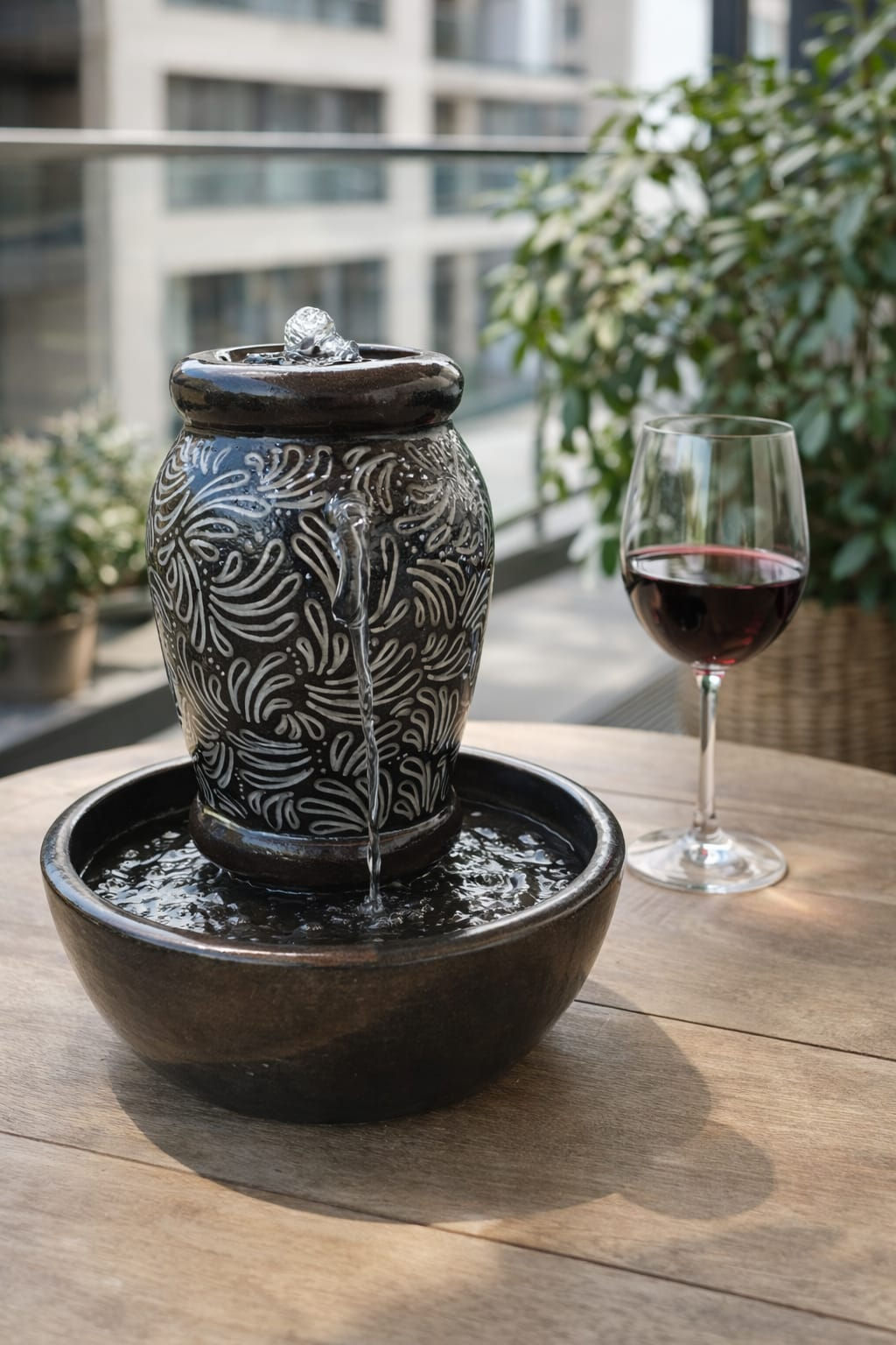 Mini Fonte Zen em Cerâmica Artesanal | Balbo