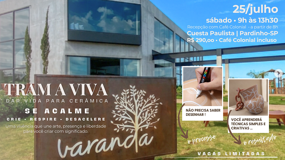 Experiência TRAMA VIVA | 25jul • 9h - 13h30 | VARANDA PARDINHO - SP