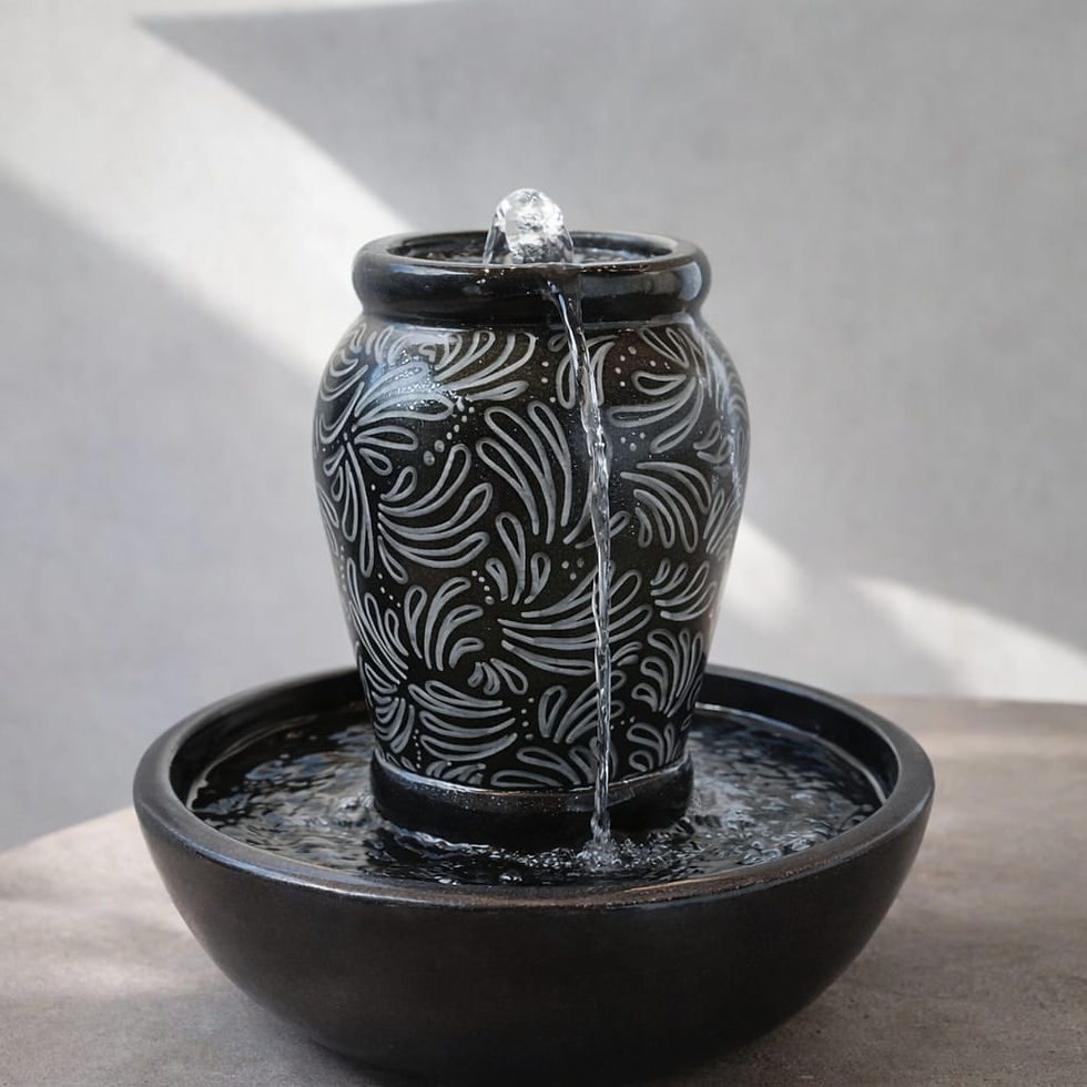 Miniatura: Mini Fonte Zen em Cerâmica Artesanal | Balbo