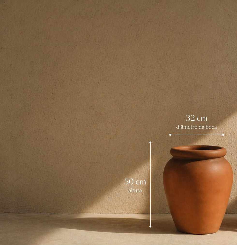 Miniatura: Vaso Marcia Leal — terracota