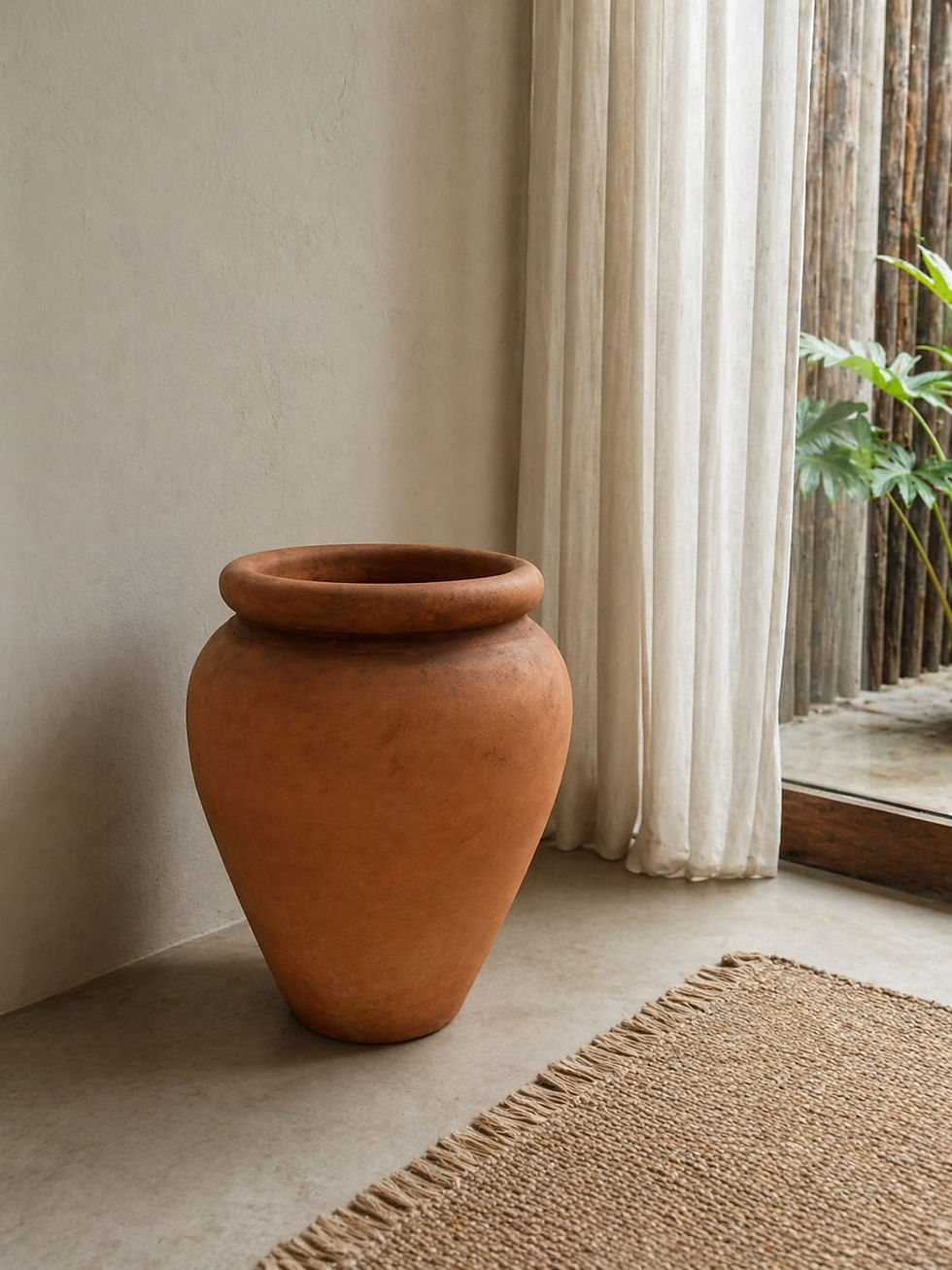 Miniatura: Vaso Marcia Leal — terracota