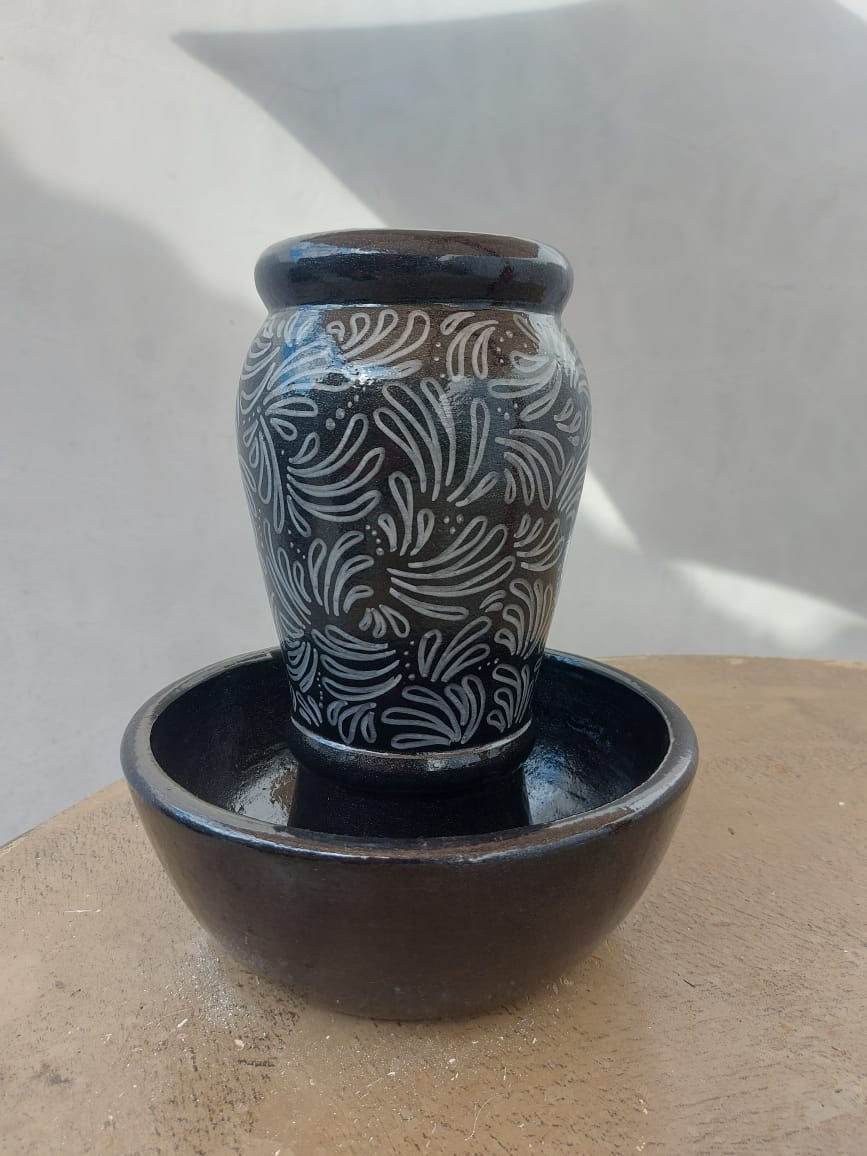 Miniatura: Mini Fonte Zen em Cerâmica Artesanal | Balbo