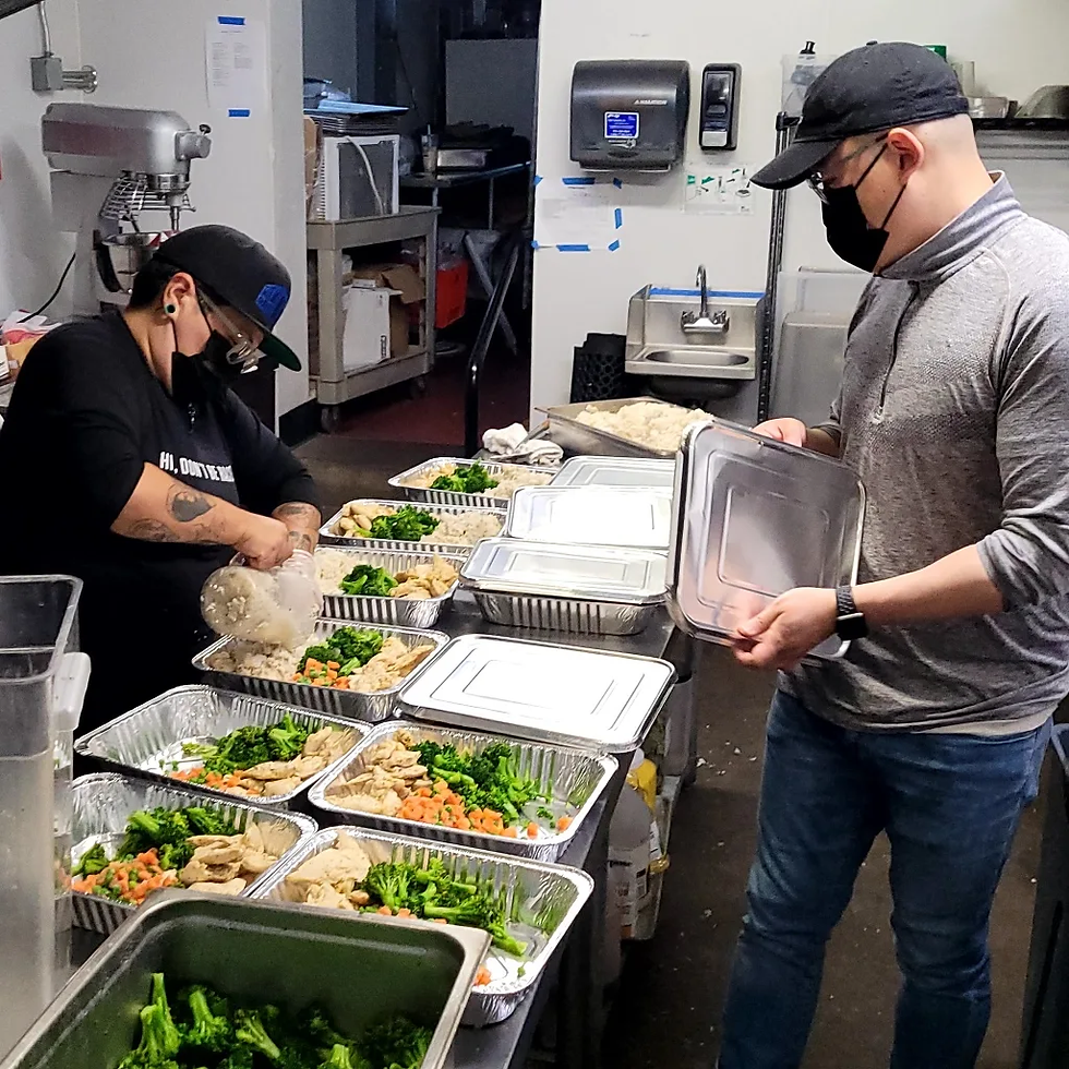 Portioning our meals