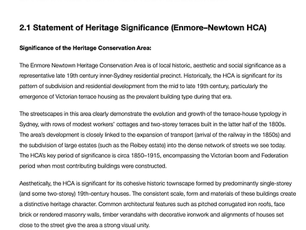 Heritage Impact Statement