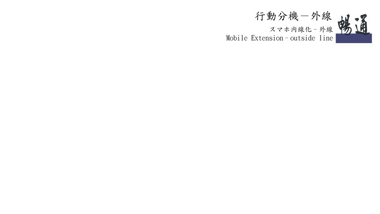 暢通電信工程_行動分機AcerUC_外線_接應