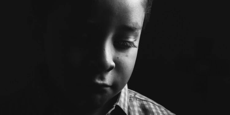 il volto di un bambino