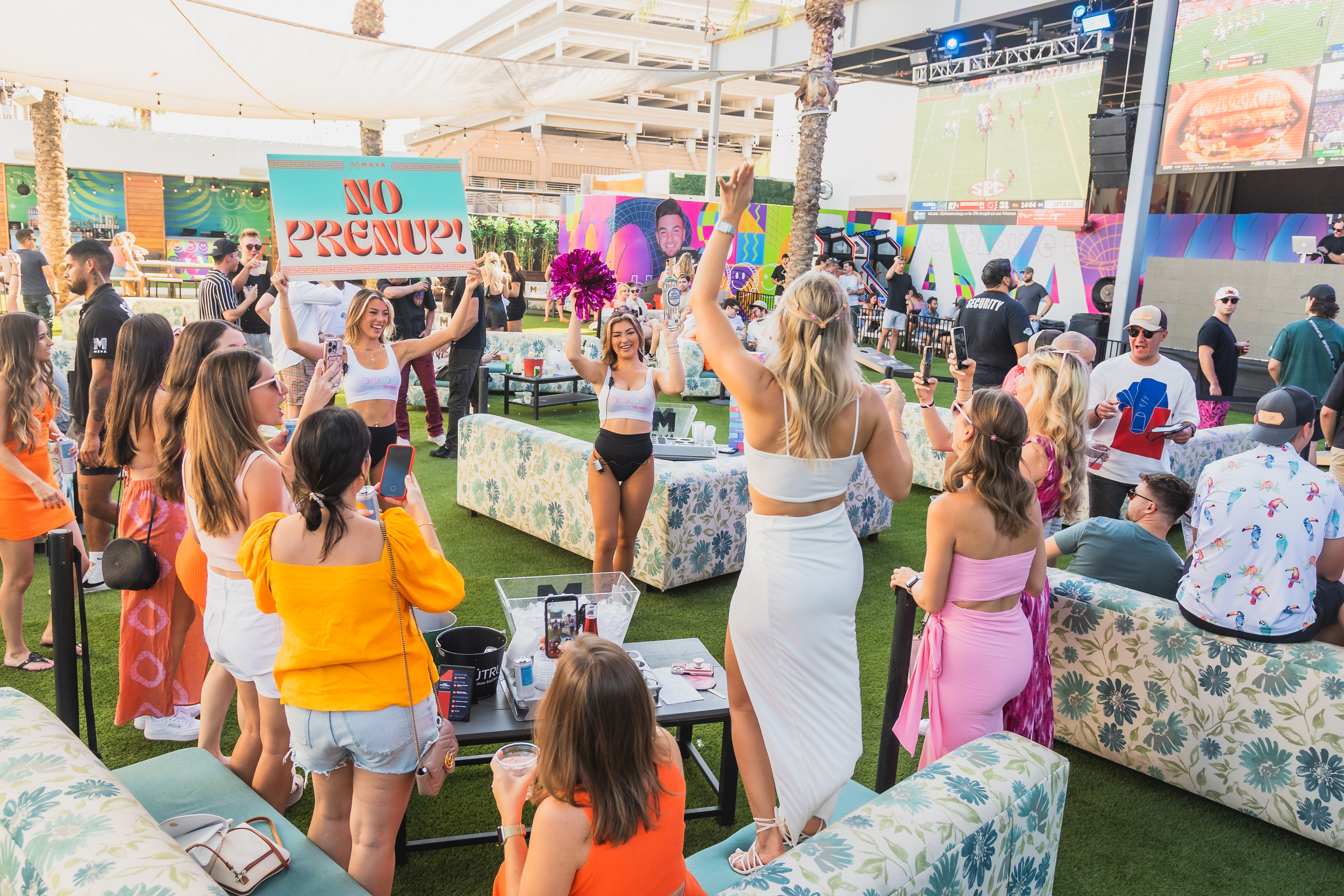 Clubhouse at Maya Scottsdale | Bachelorette VIP Tables & Lounge Clubhouse at Maya Scottsdale | Bachelorette VIP Tables & Lounge
