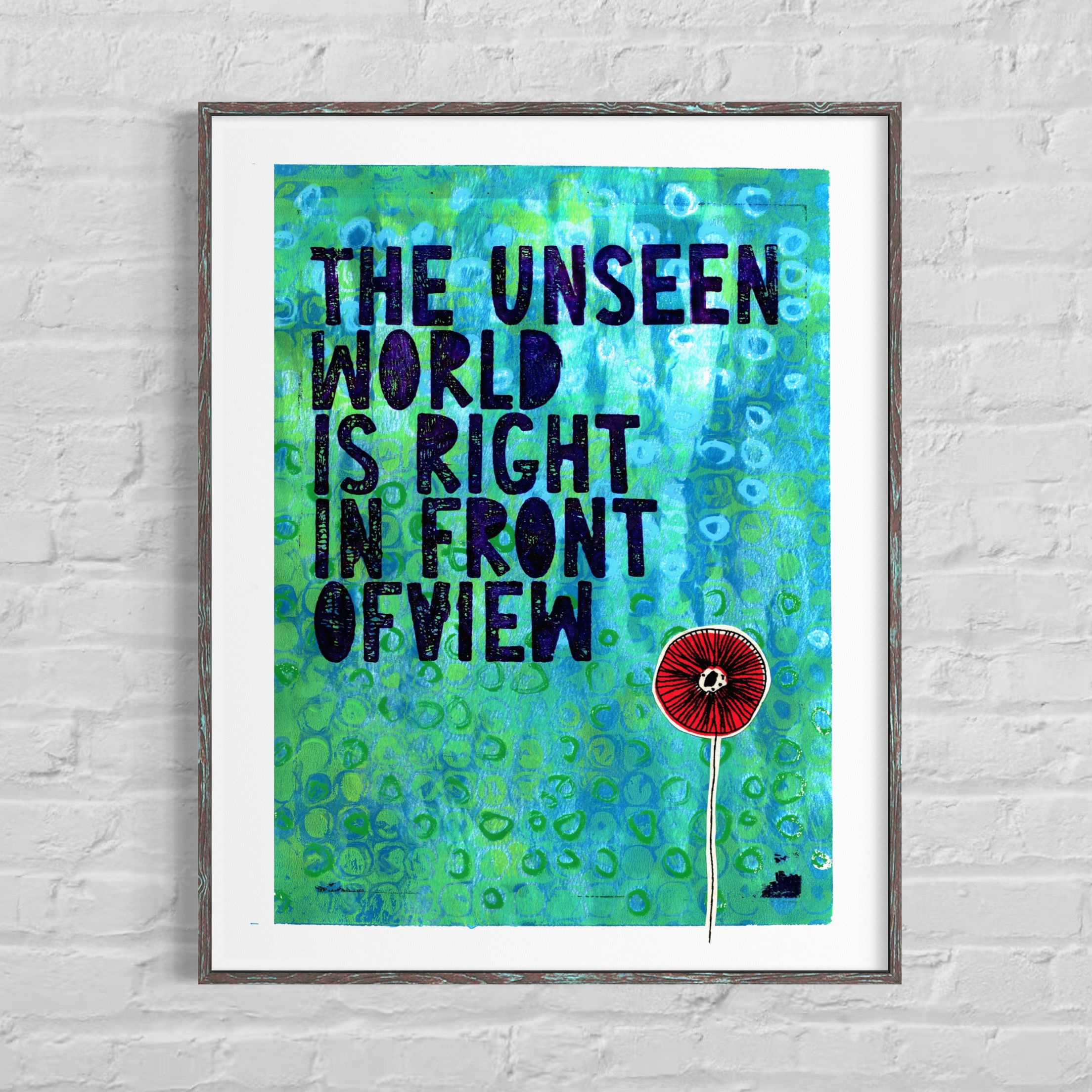Unseen World - Satin Poster (210gsm)