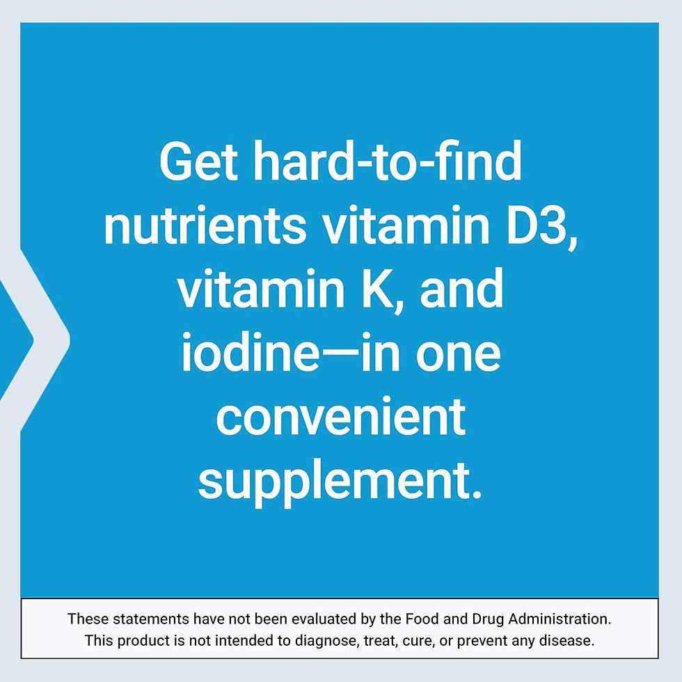 Thumbnail: Life Extension Vitamins D and K with Sea-Iodine for Thyroid, 60 Capsules