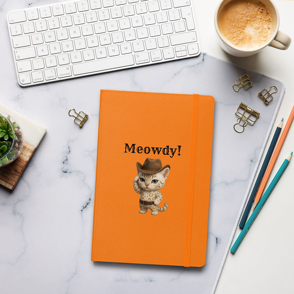 Thumbnail: Meowdy! Bengal Notebook