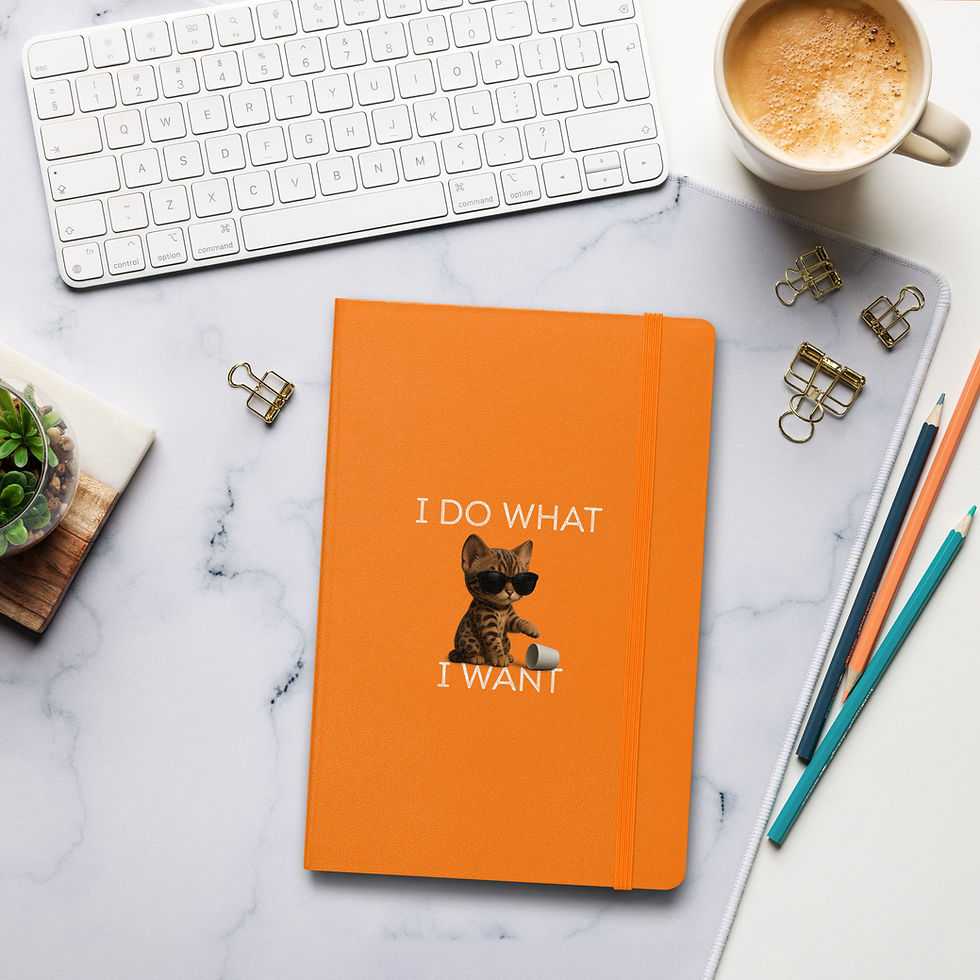 Thumbnail: I Do What I Want - Brown Bengal Notebook