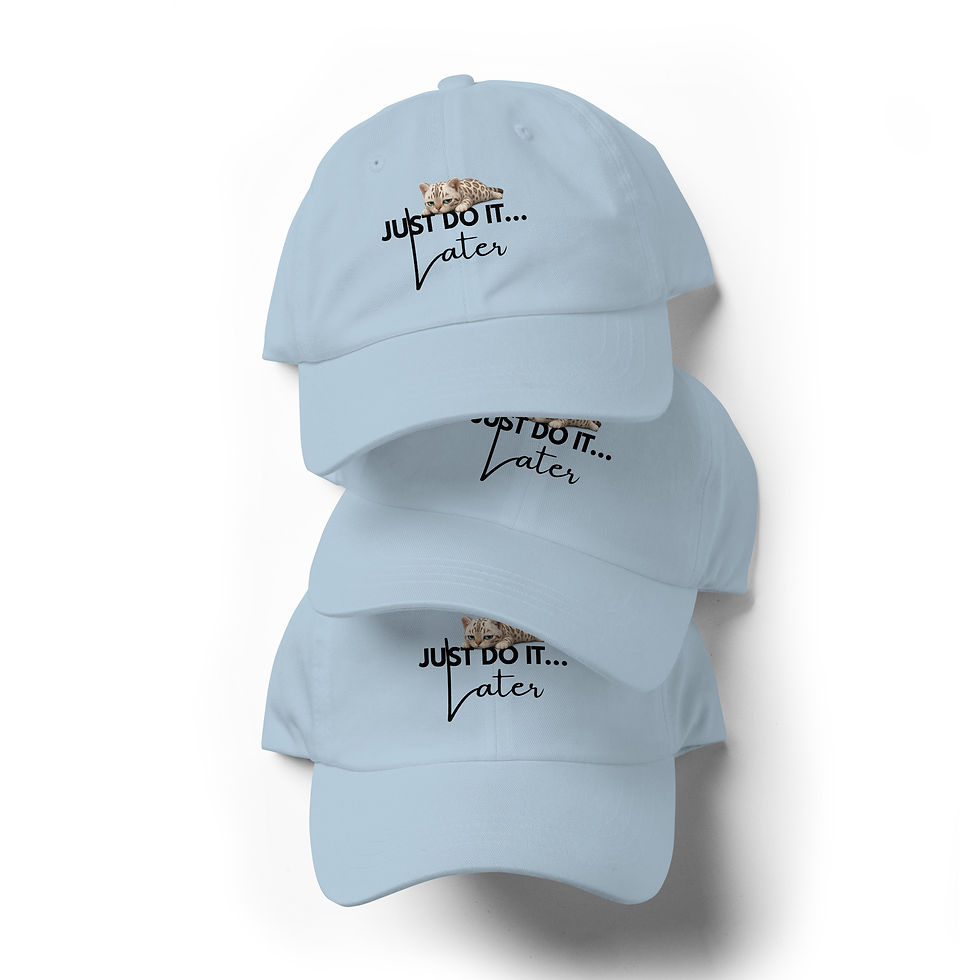 Thumbnail: Just Do It... Later - Mink Bengal Hat