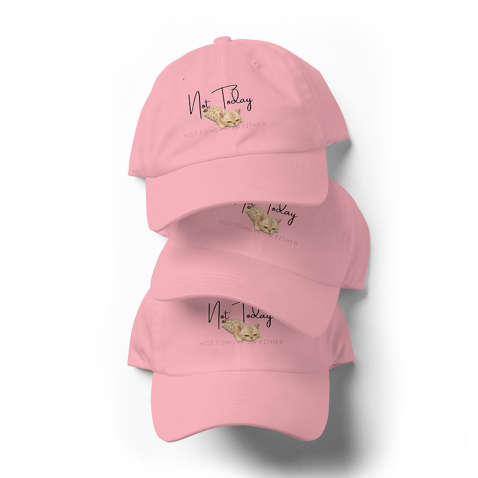 Thumbnail: Not Today - Sepia Bengal Hat (Gold Eyes)