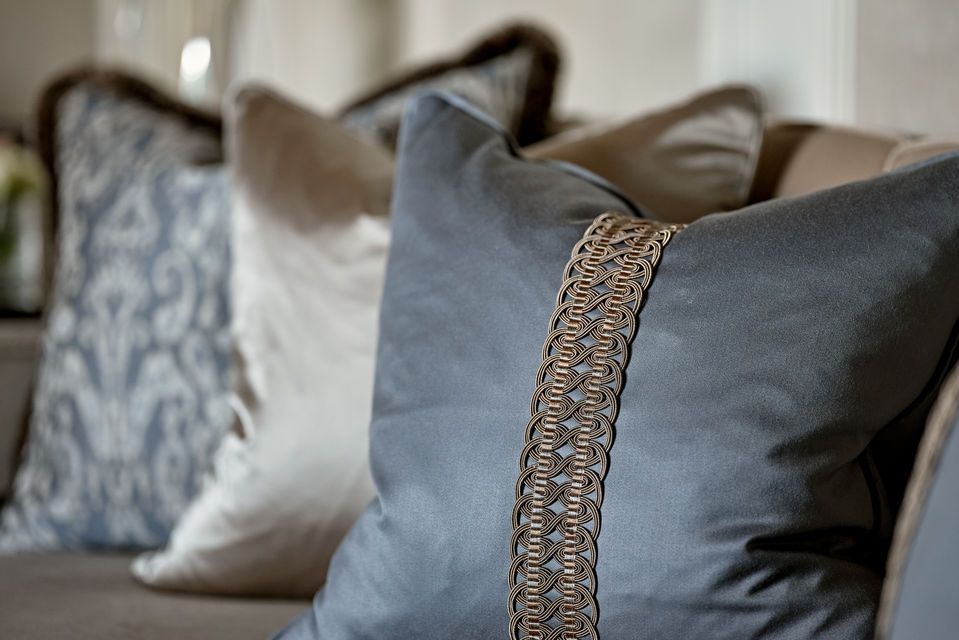 luxury interior design, bespoke cushions 
