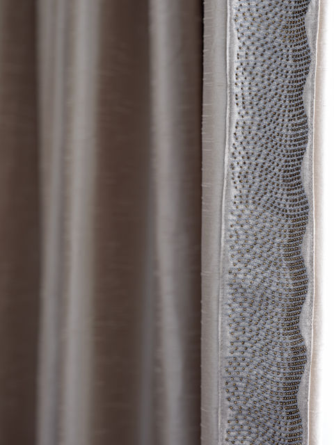 fabric detail, curtain detail, luxury fabric, trim