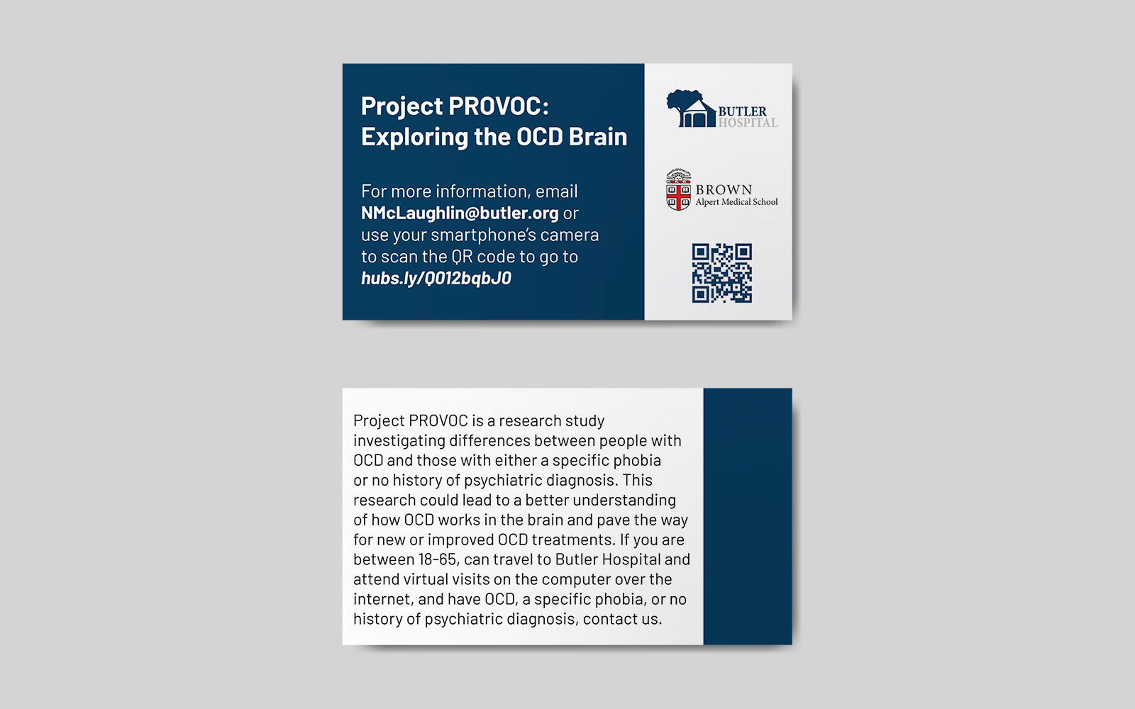 Project PROVOC Business Card