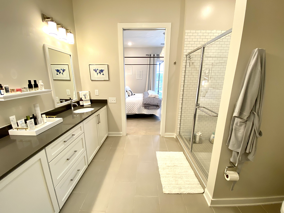 Interior Design, Apartment Style, Master Bathroom
