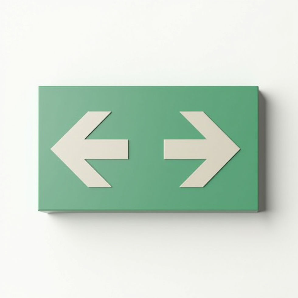 Emergency Exit Sign