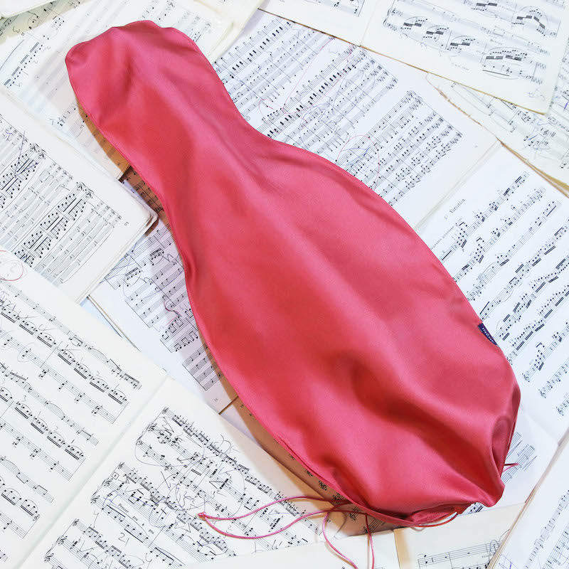 Miniature : violin viola silk bag