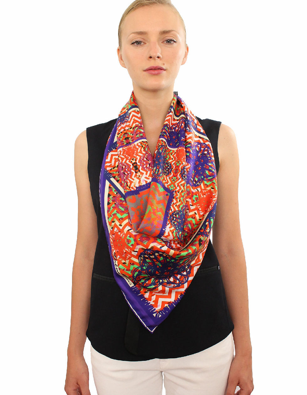 Thumbnail: foulard en soie irene paris