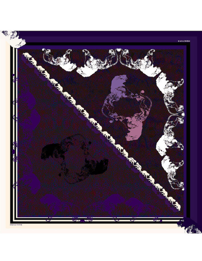Thumbnail: shawl wool scarf irene paris