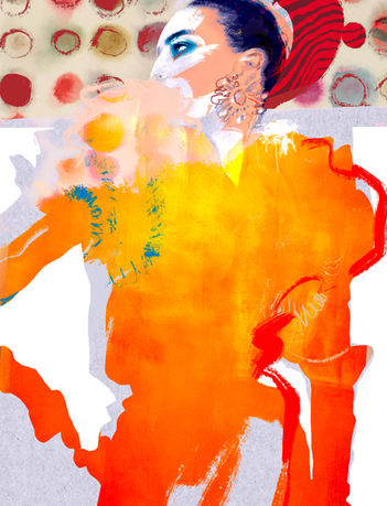 Irene Paris fashion illustrator and artist.Fashion illustration, fashion artist