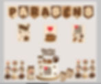 decoração de festa eu amo café